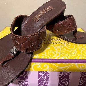 Vintage Brighton “Lynn” Leather Sandals